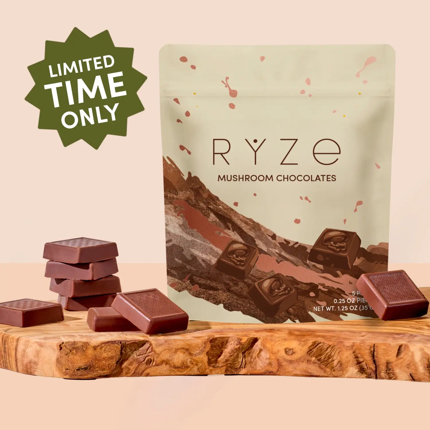 Mushroom Chocolates Rye (15 pieces) - C4UH