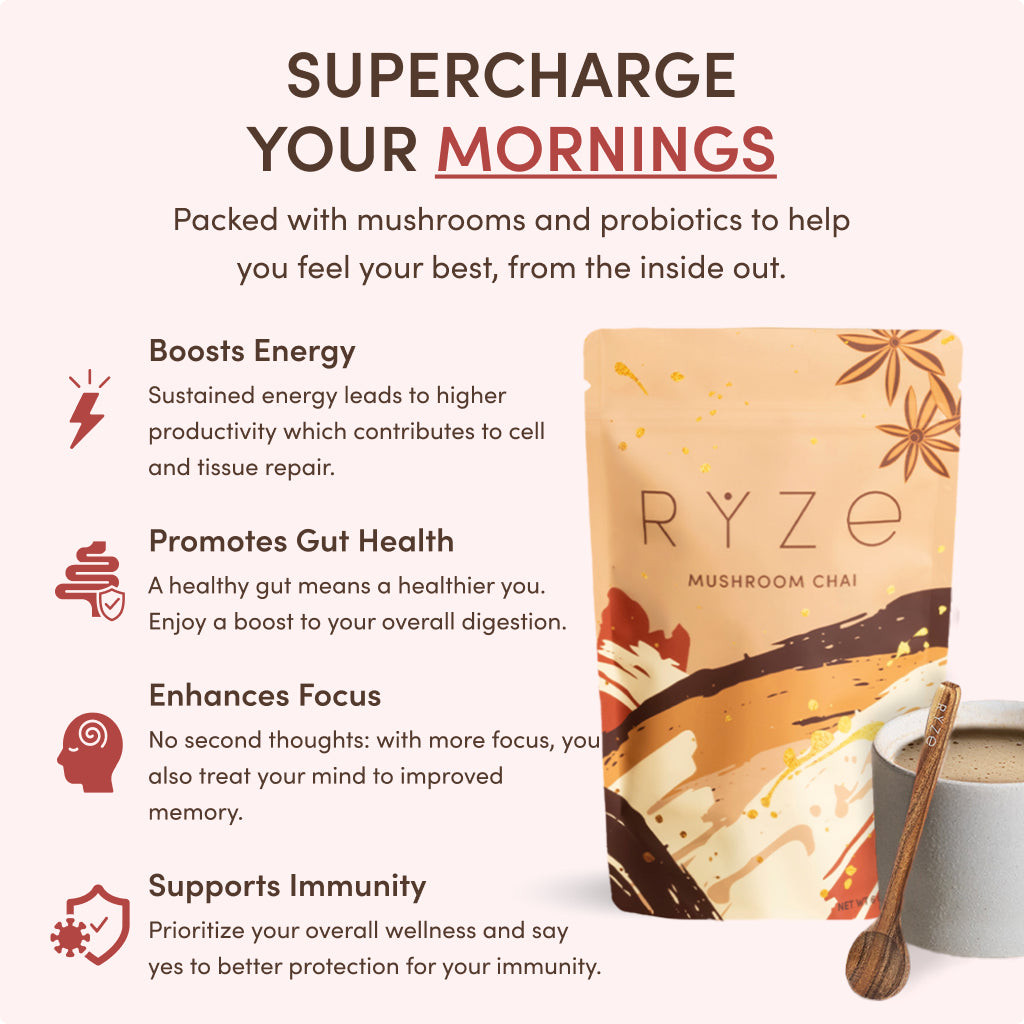 RYZE Mushroom Chai Starter Bag - SZIO