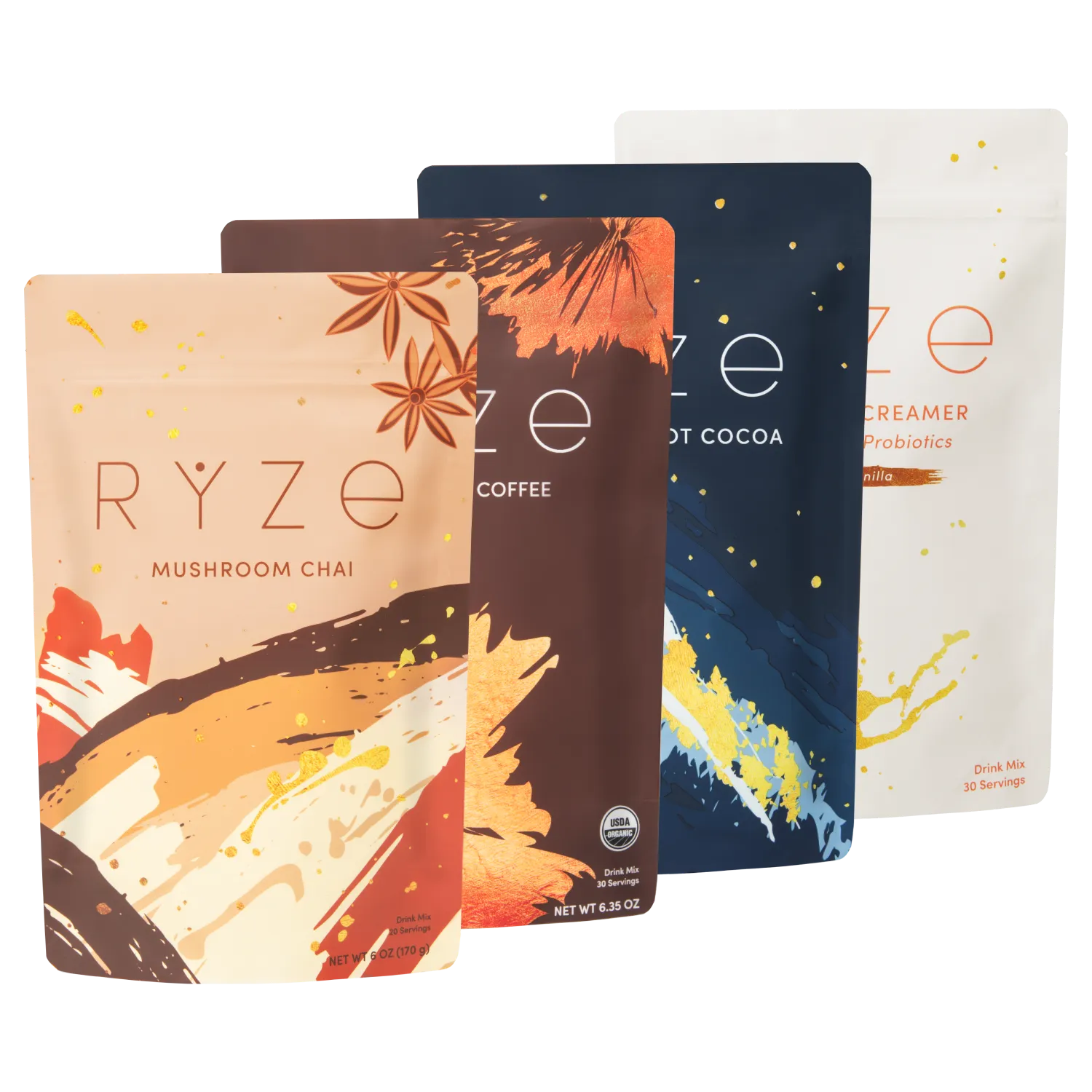 Ultimate Elevate + Unwind Bundle: Chai + Coffee + Cocoa - UABG