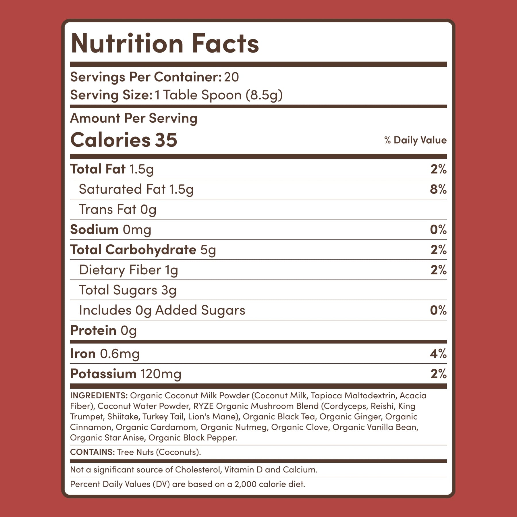 Mushroom Chai (20 Servings) - WVKZ