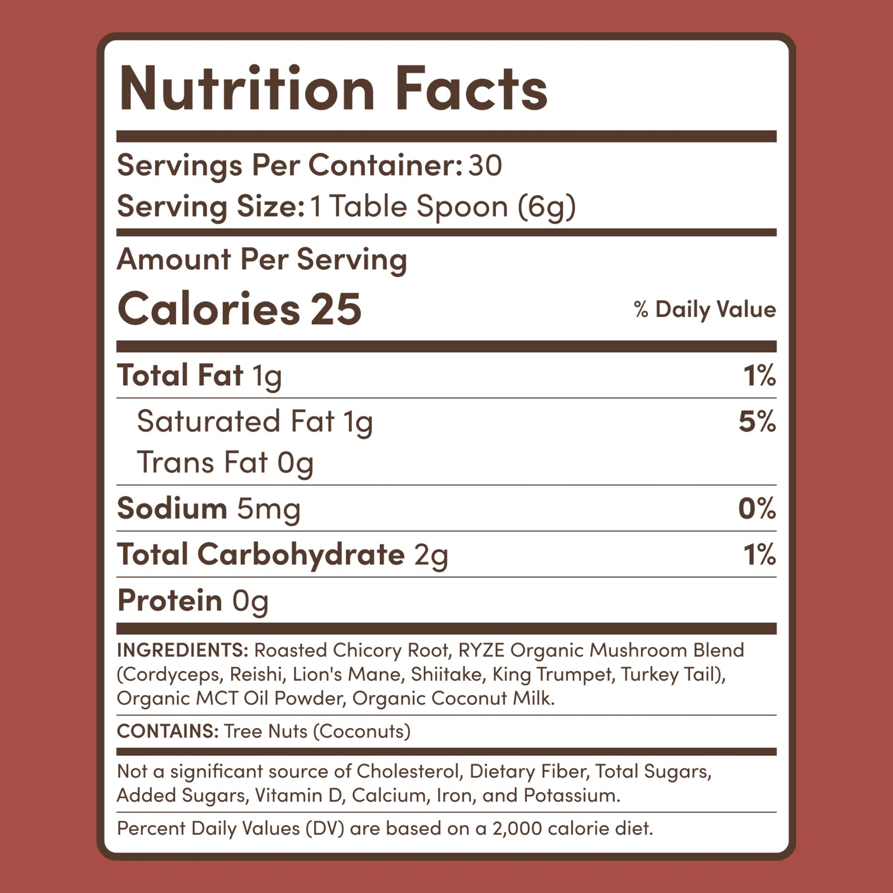 Mushroom Chicory (1 Pack - 30 Servings) - 45YA