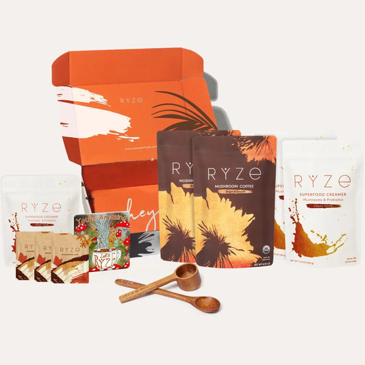 RYZE Lovers Gift Set: 2 Coffees + 2 Creamers - ZHPL