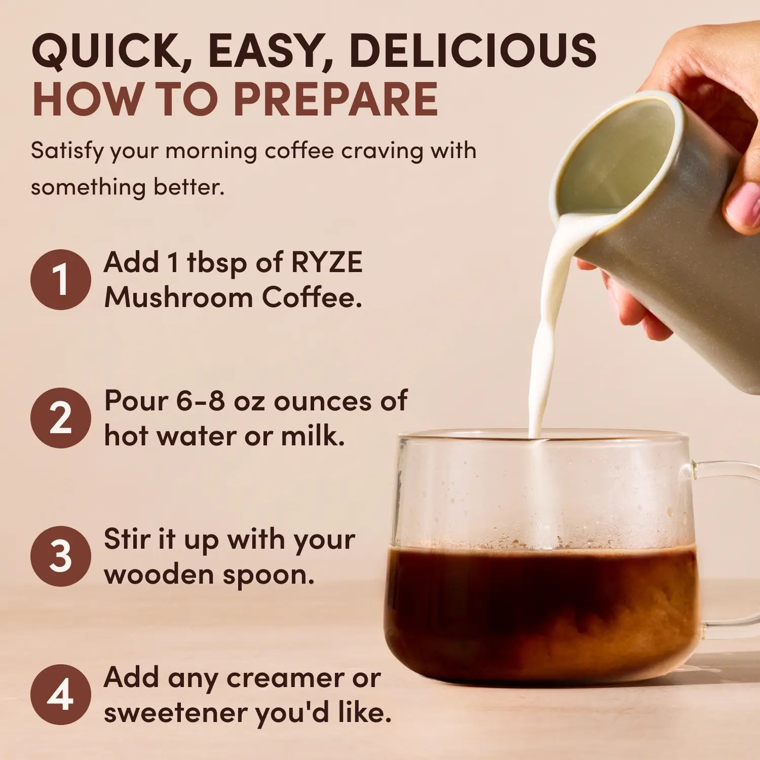 Mushroom Coffee Dark Roast (30 Servings) - RIII