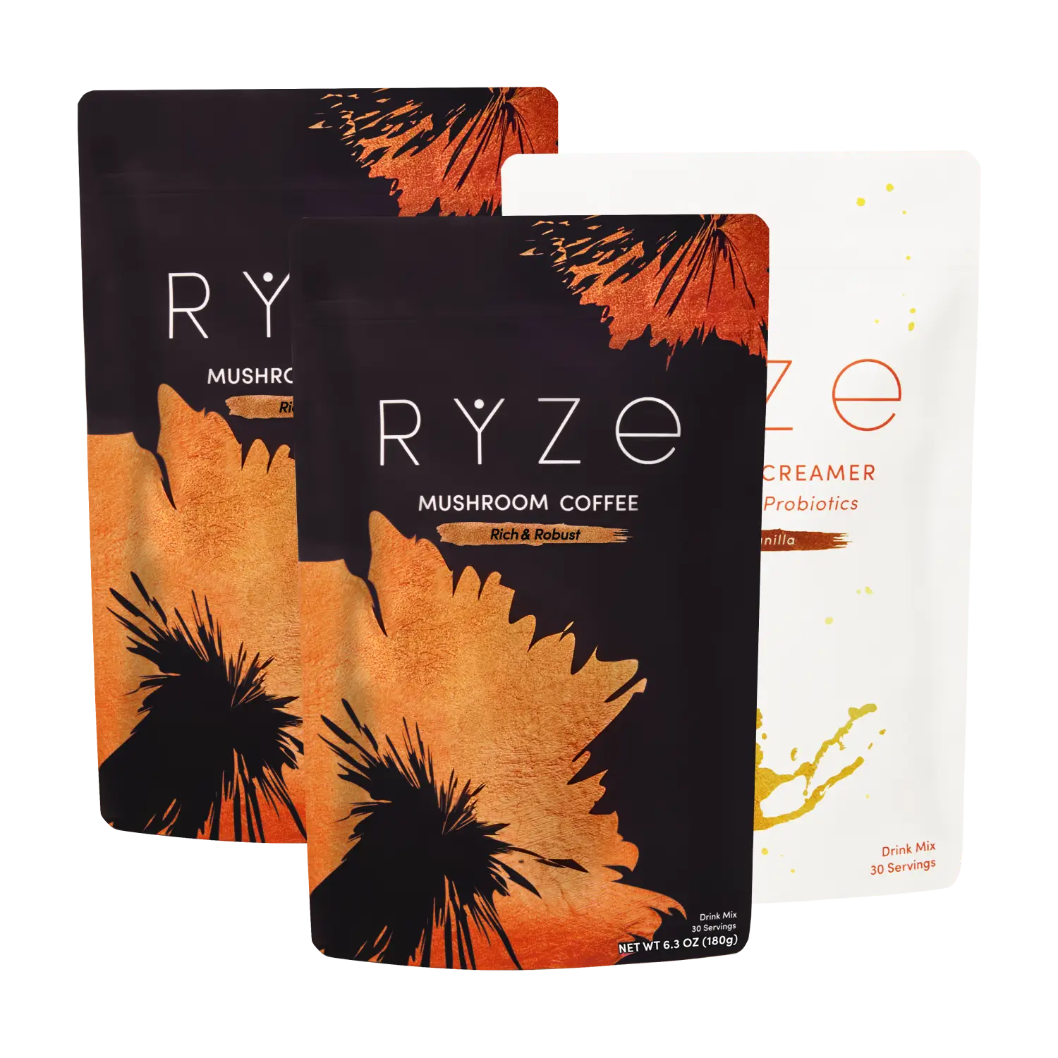 RYZE Ritual Set Dark Roast + Creamer - ZXUO