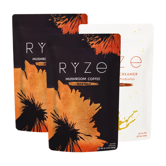 RYZE Ritual Set Dark Roast + Creamer - ZXUO