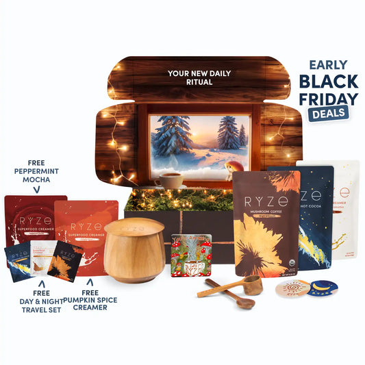 RYZE Ritual Set: Cocoa + Coffee - 50LE