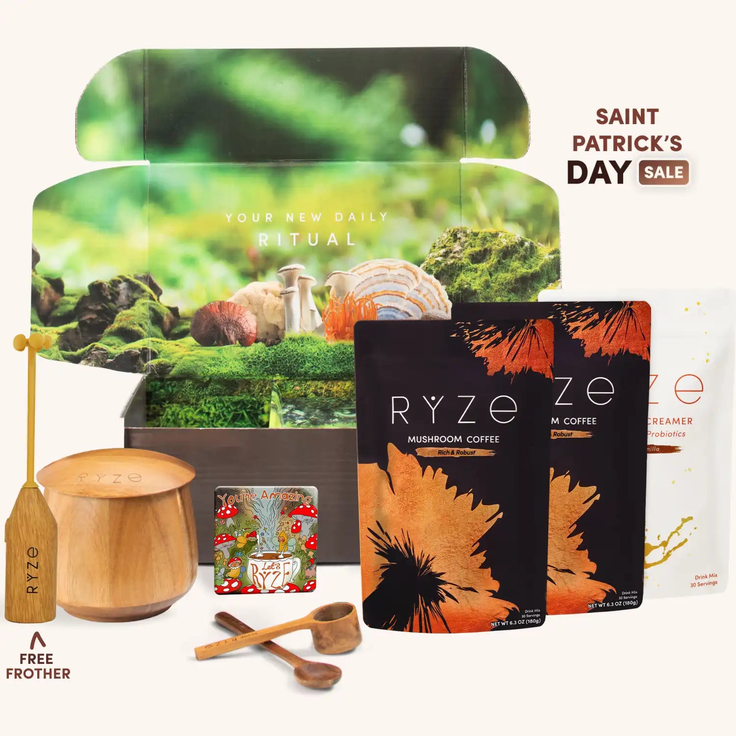 Mushroom Coffee Ritual Set - 7LWQ