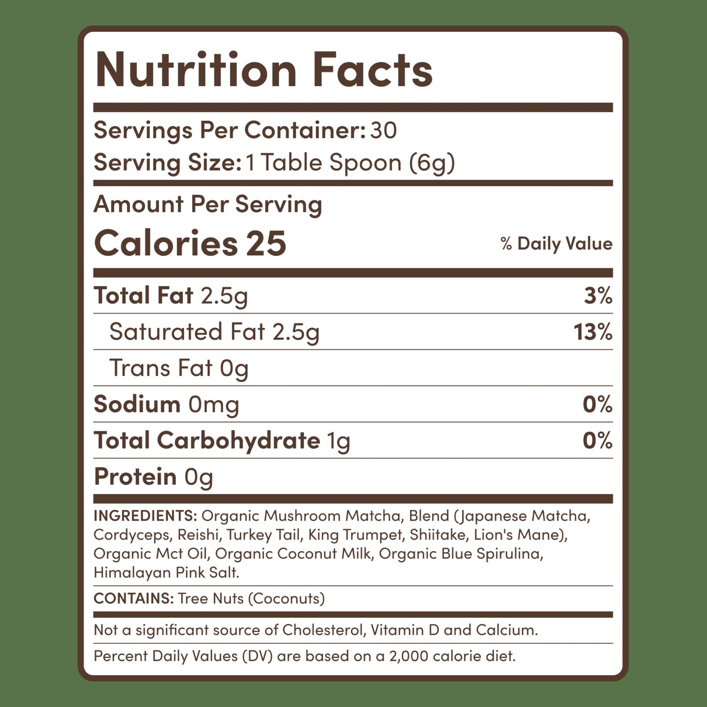 Mushroom Matcha (1 Pack - 30 Servings) - GPOI