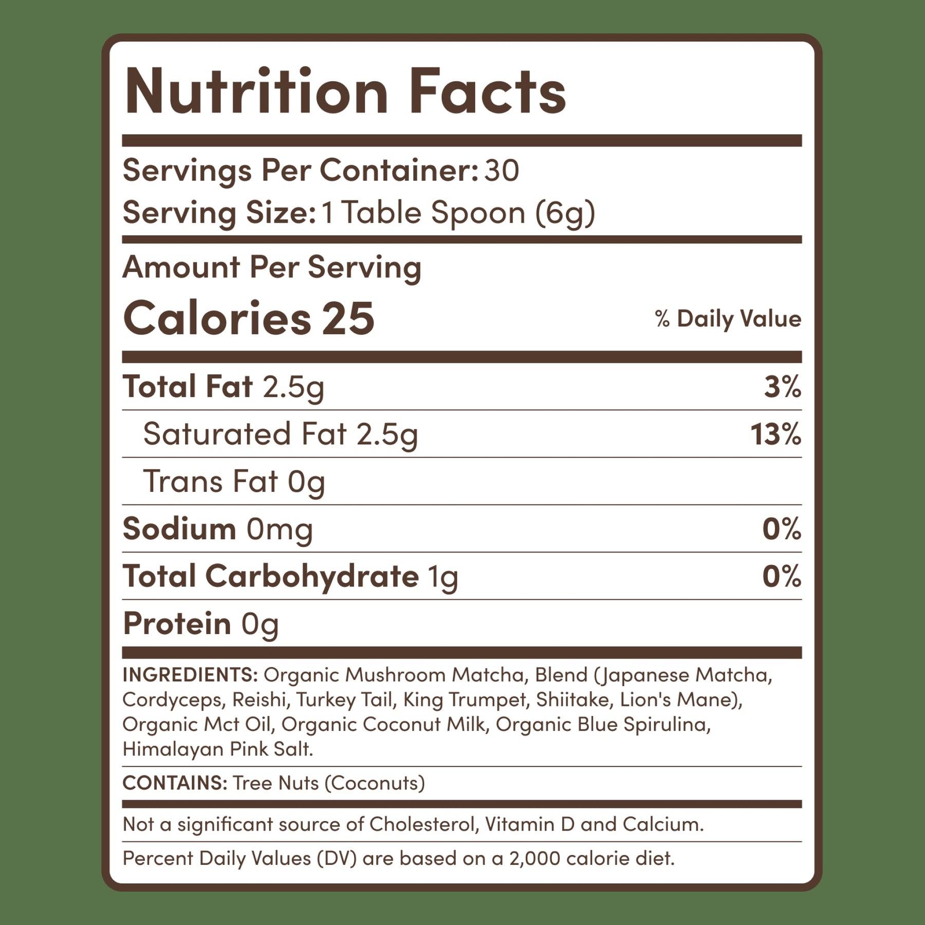 Mushroom Matcha (1 Pack - 30 Servings) - GPOI