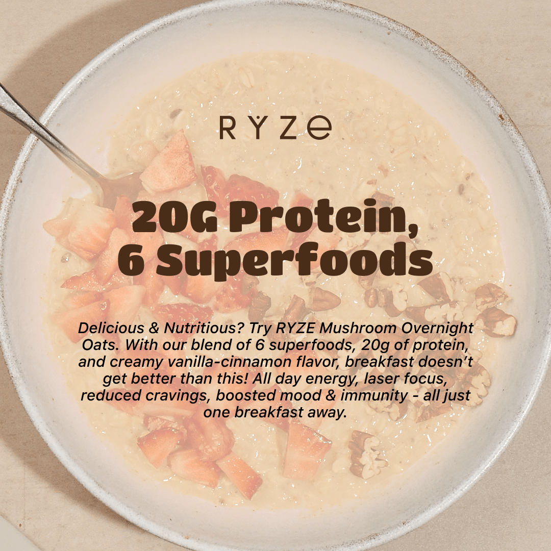 Mushroom Overnight Oats Pack (14 Servings) - F8IZ