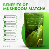 RYZE Organic Mushroom Matcha Starter Kit (60 servings) - L23R